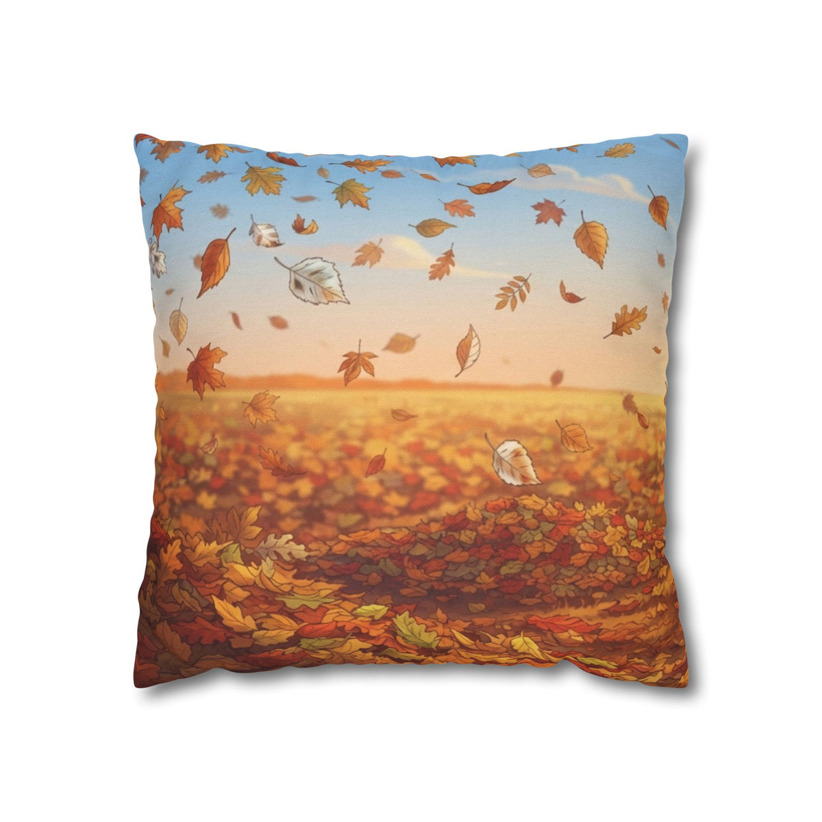 Spun Polyester Square Pillowcase