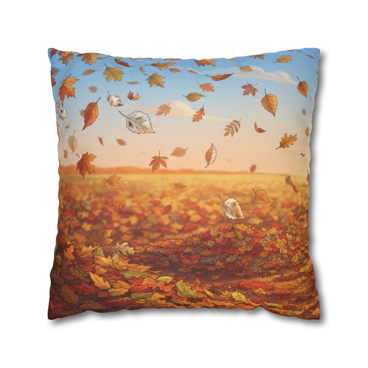 Spun Polyester Square Pillowcase