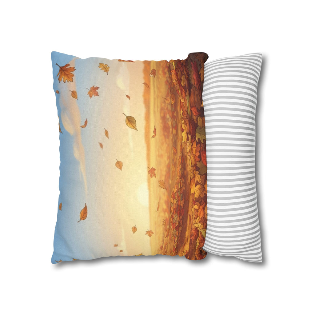 Spun Polyester Square Pillowcase
