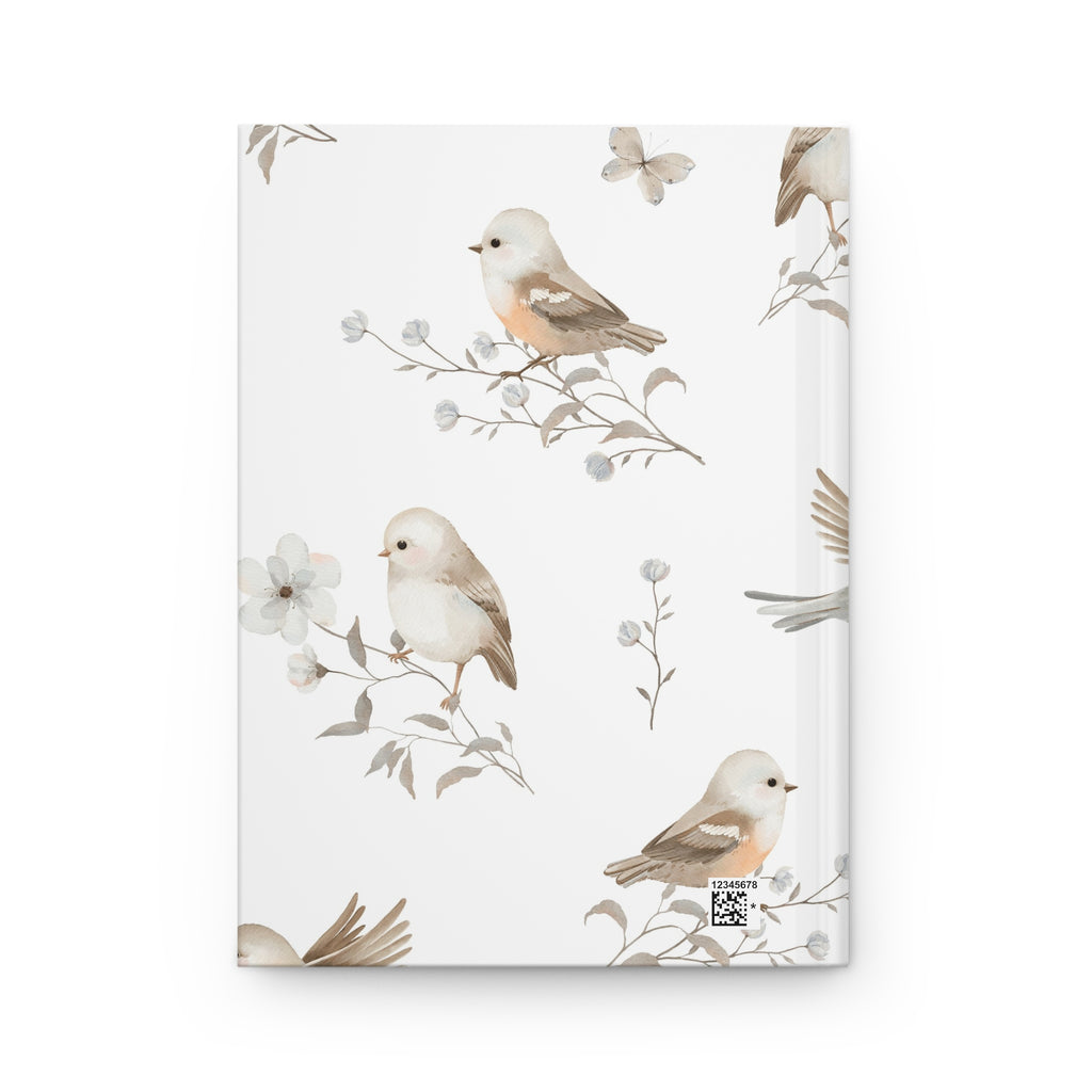 Birds & Blossoms Hardcover Journal — Lined Notebook for Nature Lovers