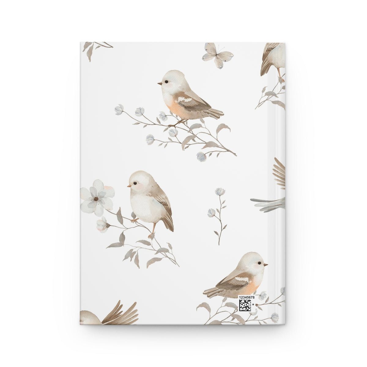 Birds & Blossoms Hardcover Journal — Lined Notebook for Nature Lovers