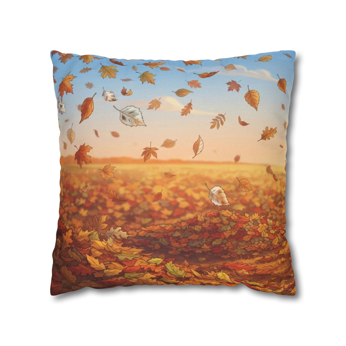 Spun Polyester Square Pillowcase