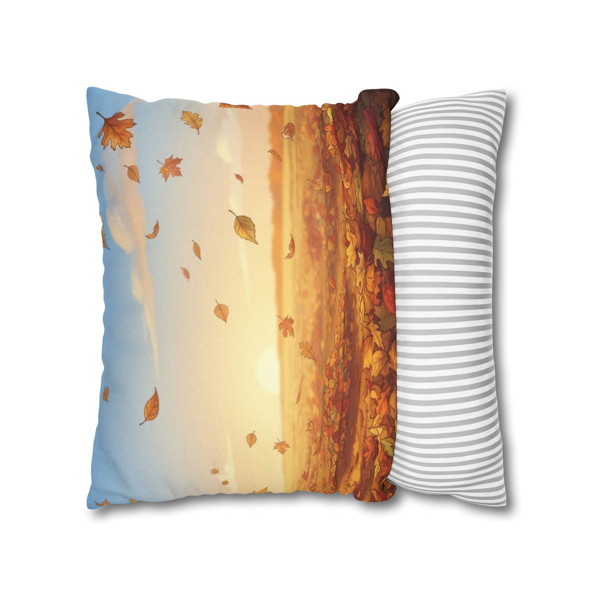 Spun Polyester Square Pillowcase
