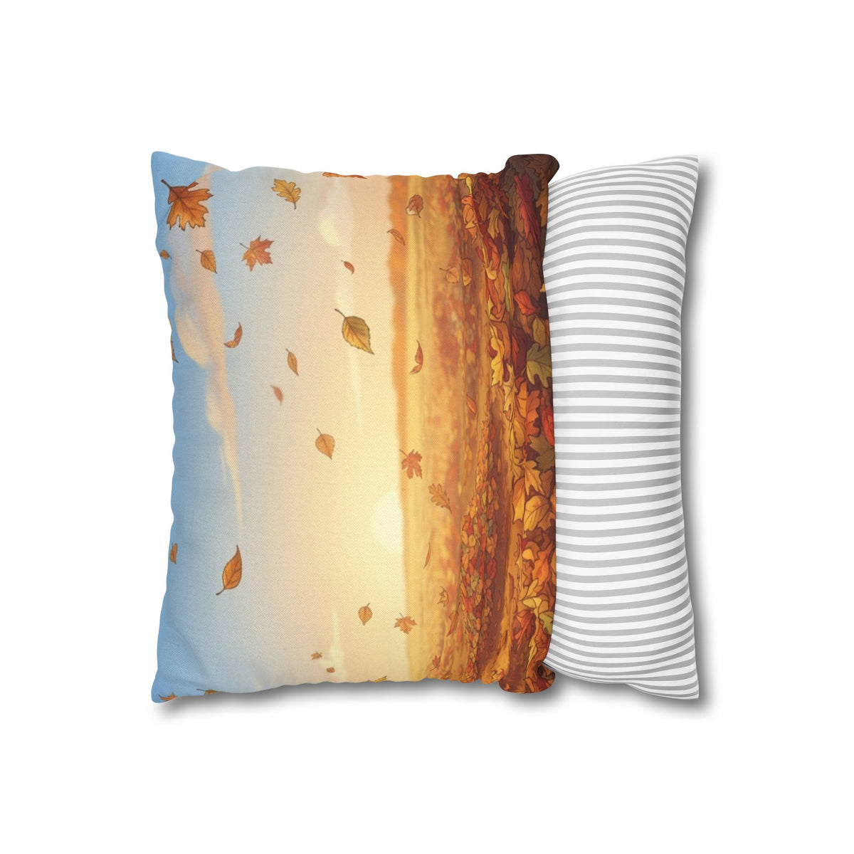 Spun Polyester Square Pillowcase